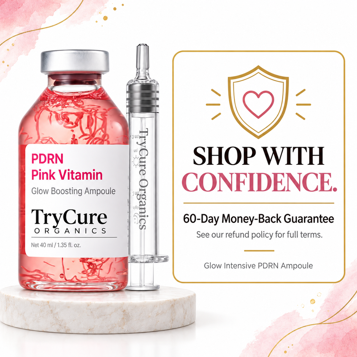 Glow Intensive PDRN Ampoule — guarantee