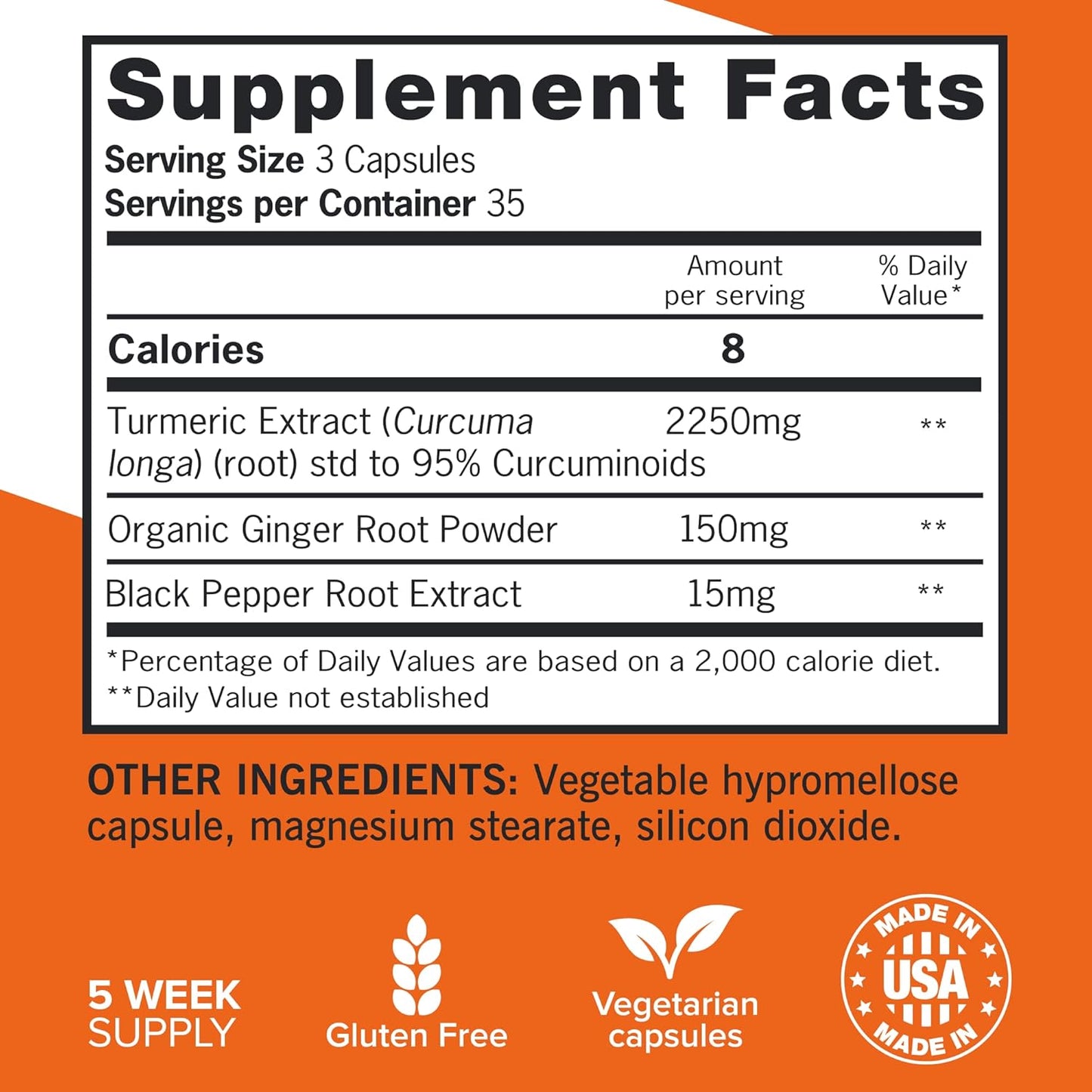TryCure Turmeric Curcumin - Inflammation Support Capsules — 05 of 05