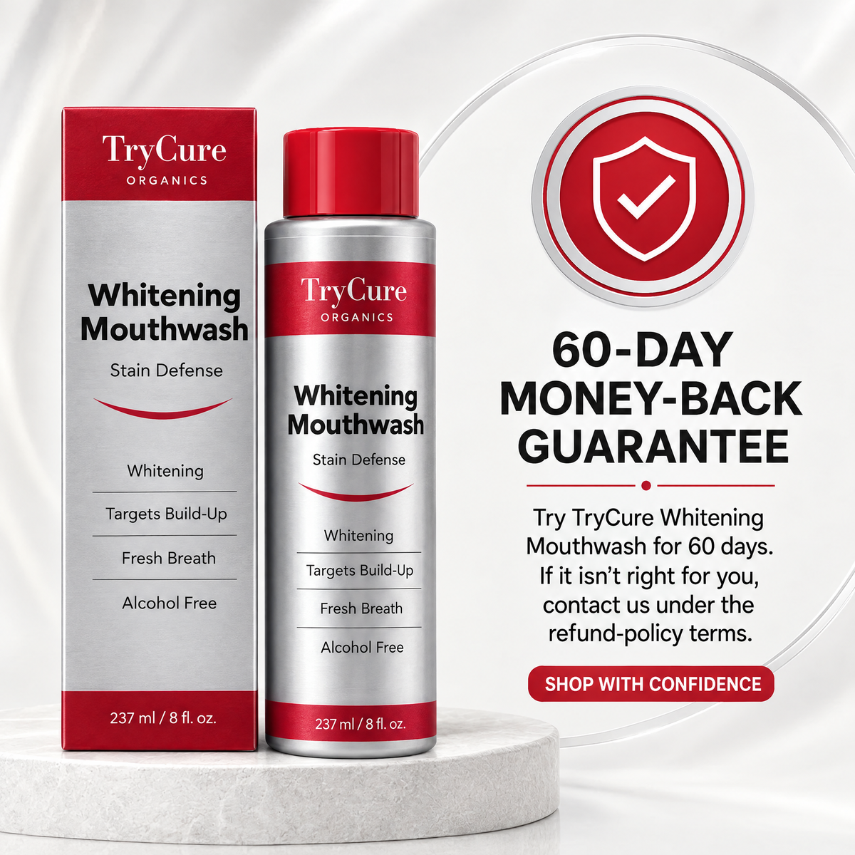 TryCure Whitening Mouthwash