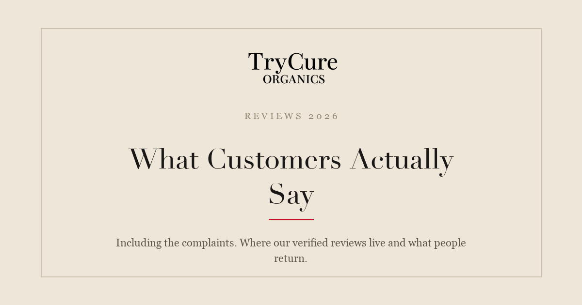 TryCure reviews 2026, what customers actually say