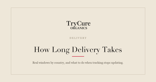 TryCure shipping and delivery times