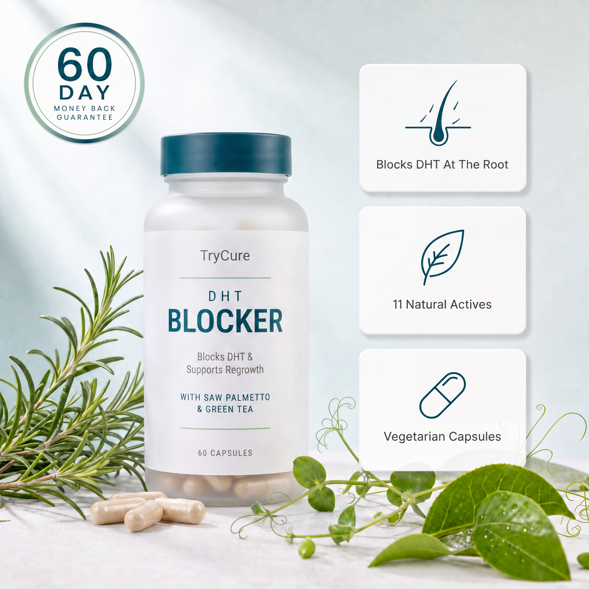 TryCure® DHT Blocker - Hair Growth Capsules