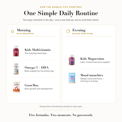 One simple daily routine - morning and evening