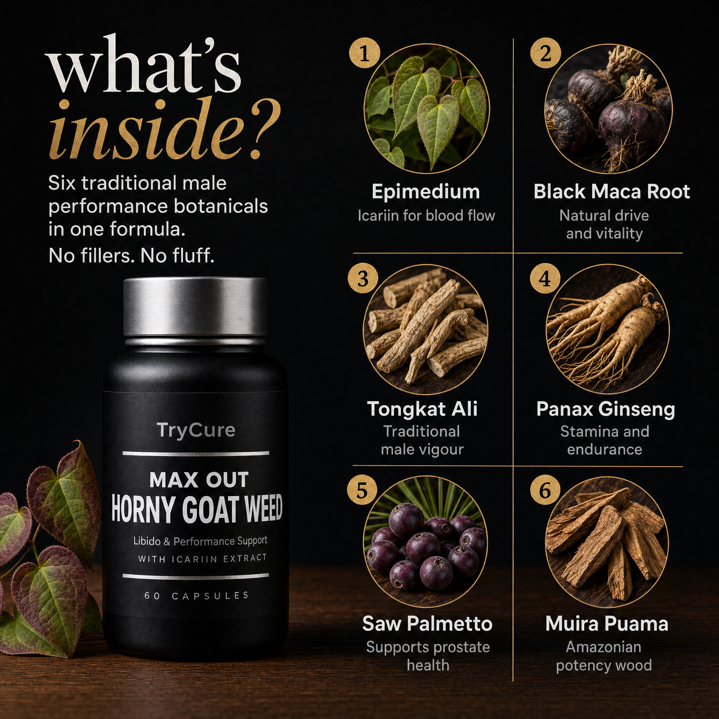 TryCure® MAX OUT HORNY GOAT WEED