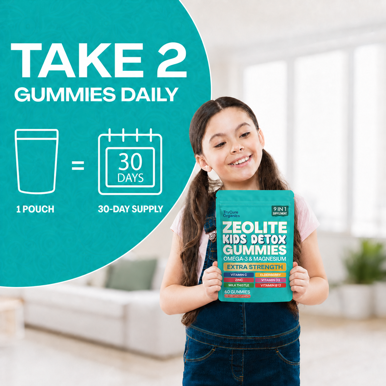 TryCure® Zeolite Kids Detox Gummies