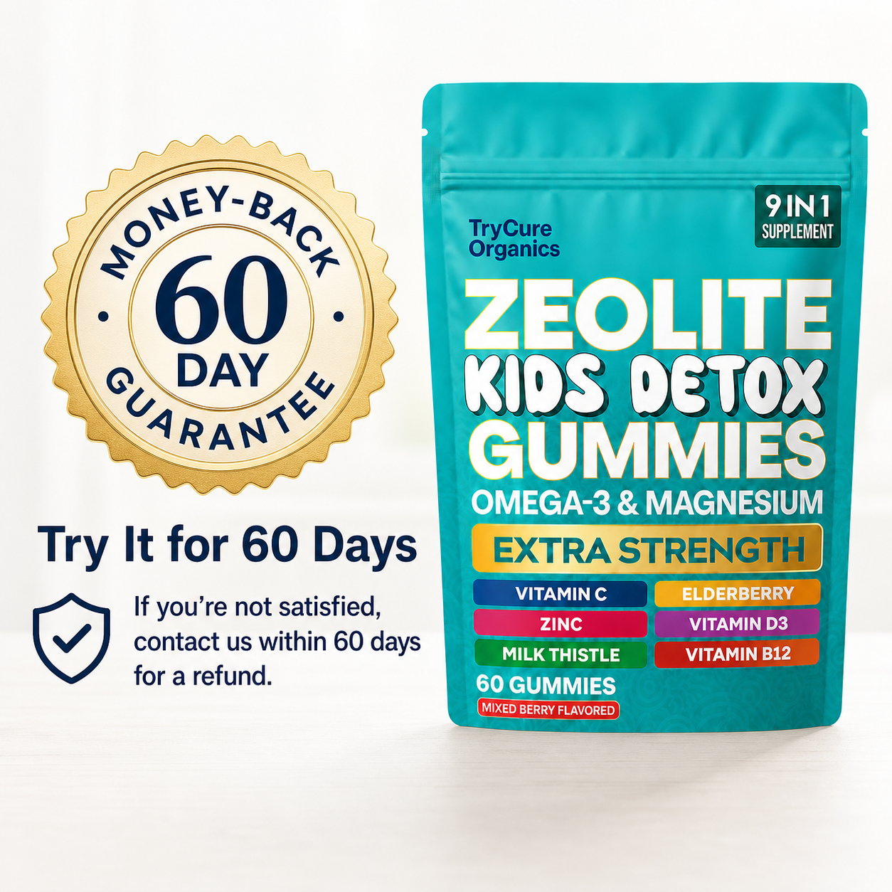 TryCure® Zeolite Kids Detox Gummies