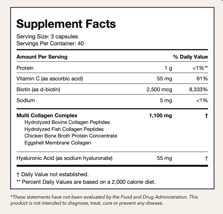 Multi Collagen Complex 8:1 - Complete Beauty Collagen