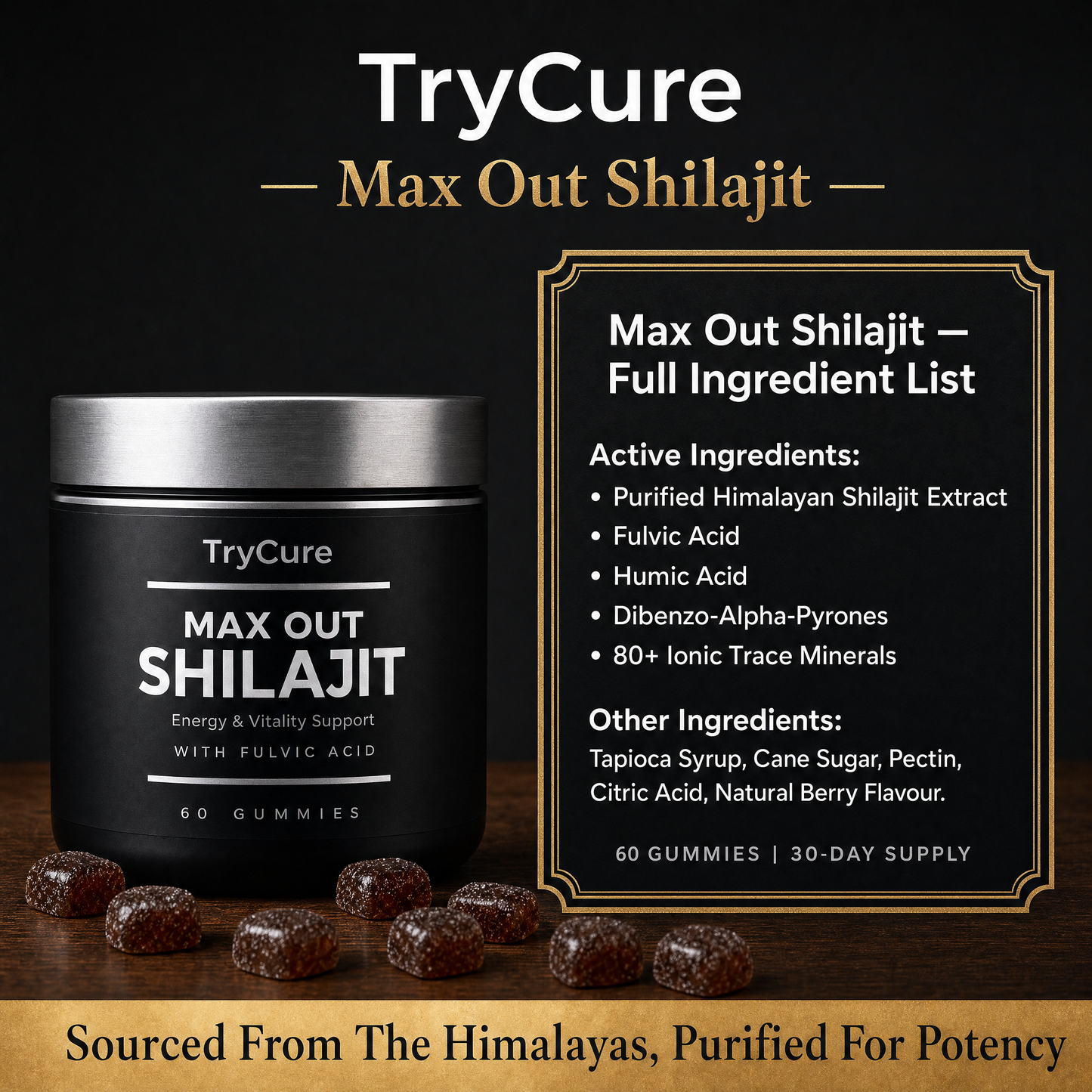 TryCure® MAX OUT SHILAJIT