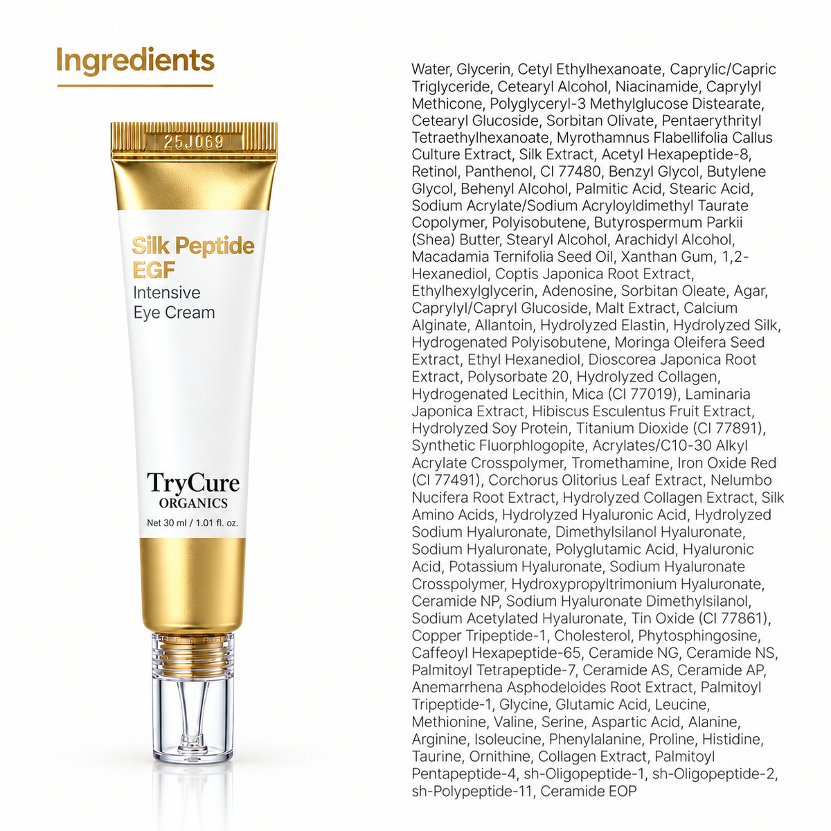 TryCure® Silk Peptides Under Eye Cream