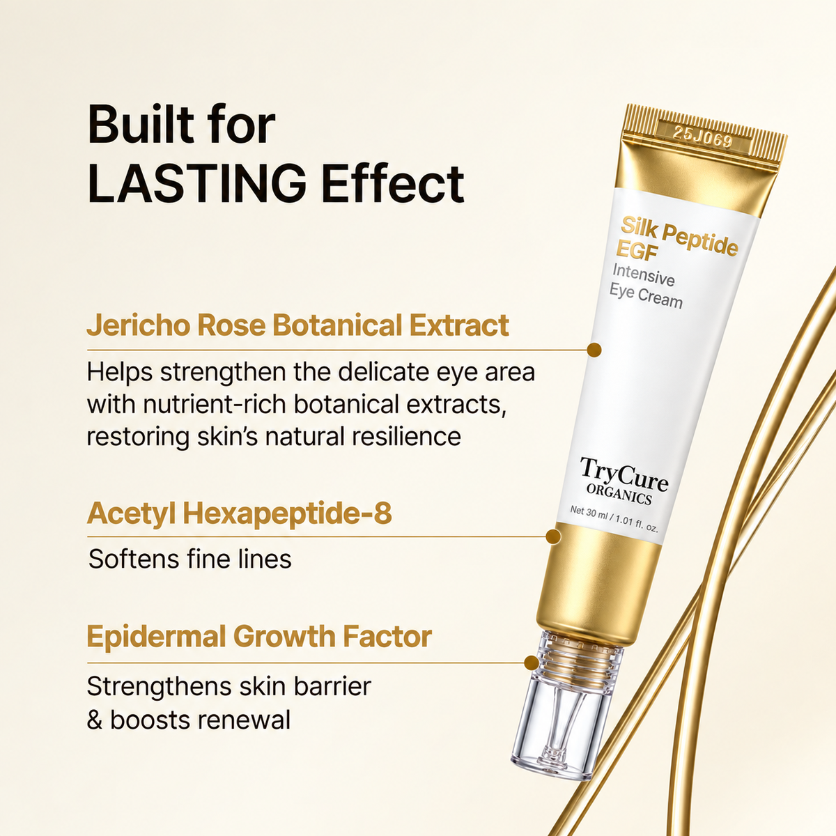 TryCure® Silk Peptides Under Eye Cream