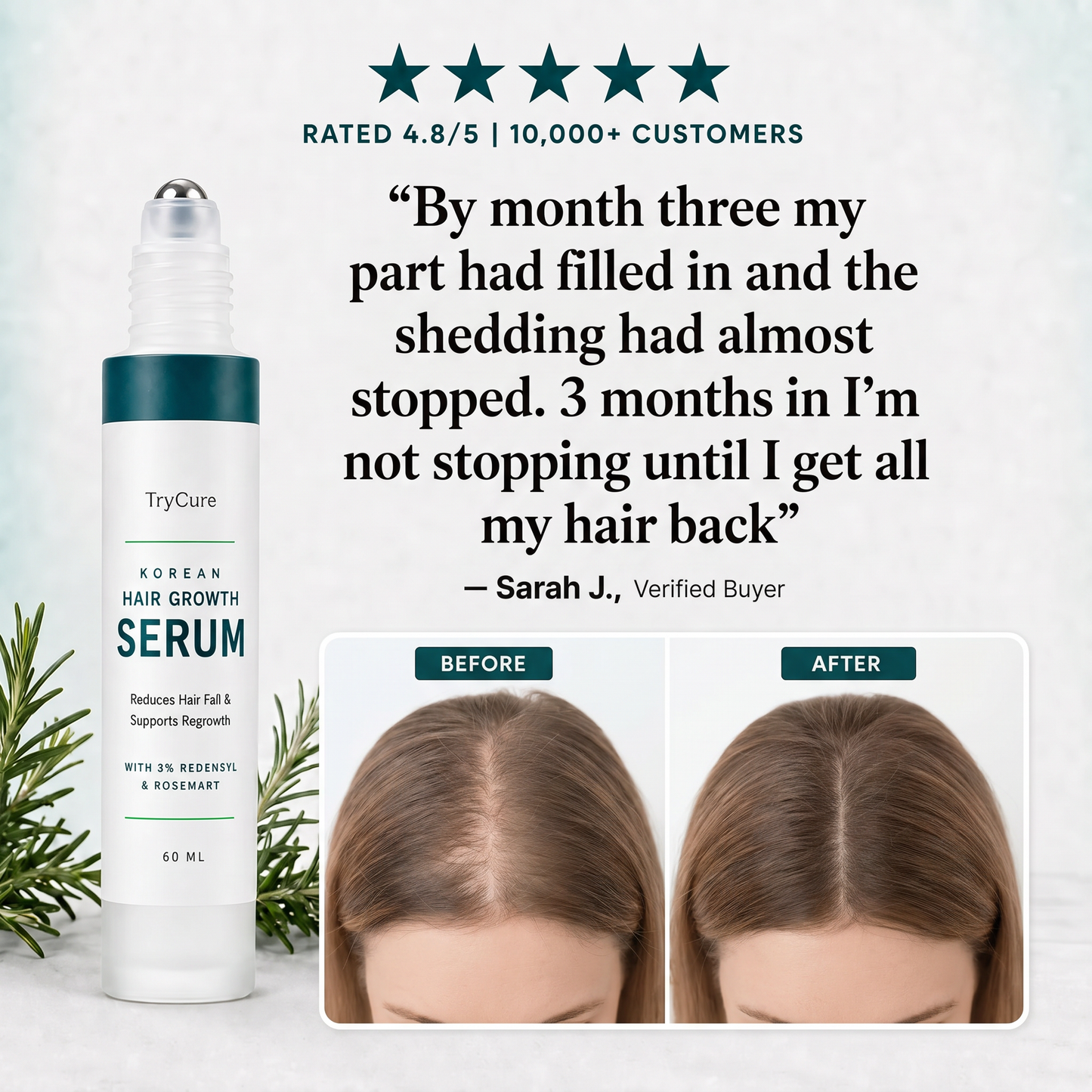TryCure® Korean Rosemary Hair Serum