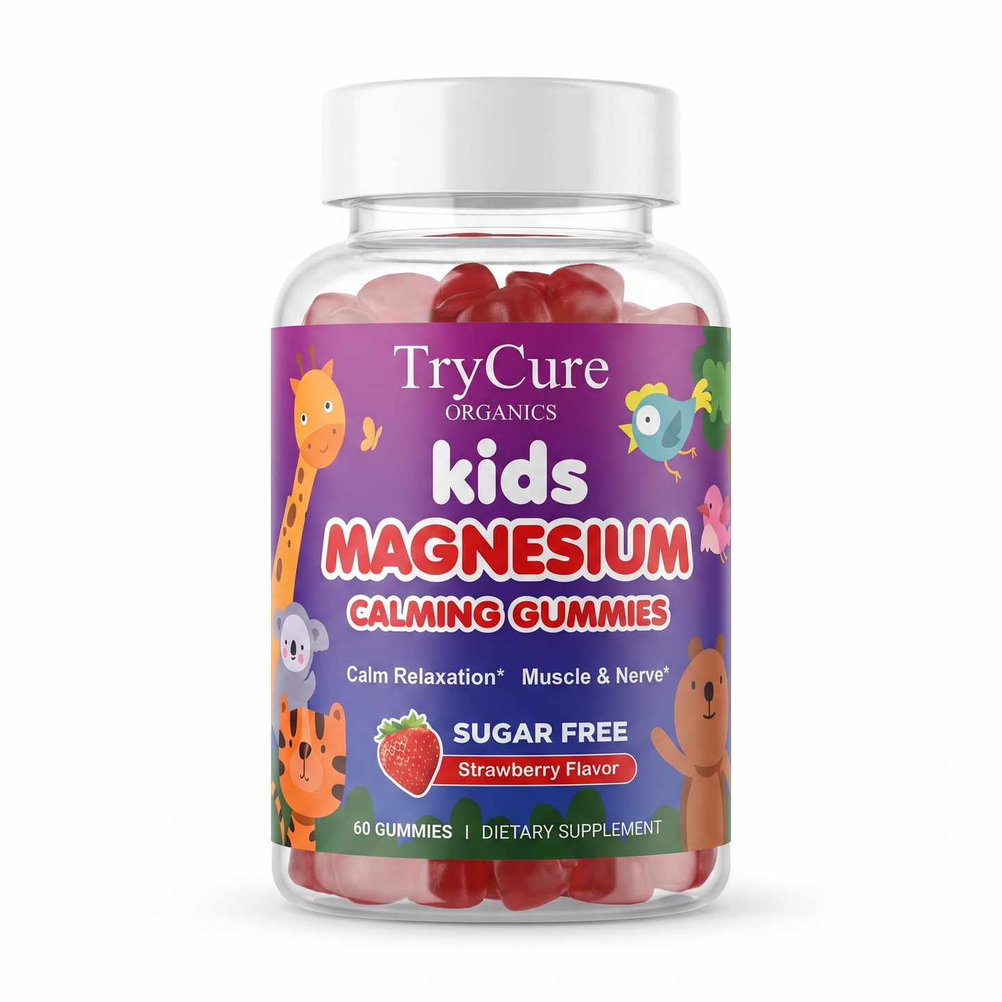 TryCure® Magnesium Calming Gummies For Kids