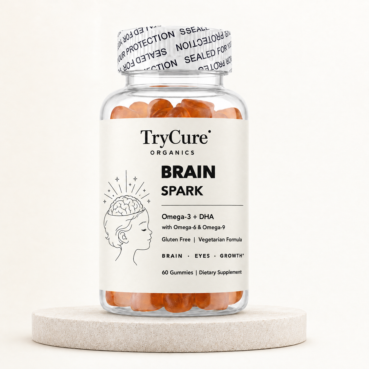 TryCure® Brain Spark Gummies For Kids