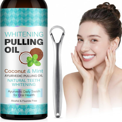 TryCure® Whitening Pulling Oil, Coconut & Mint