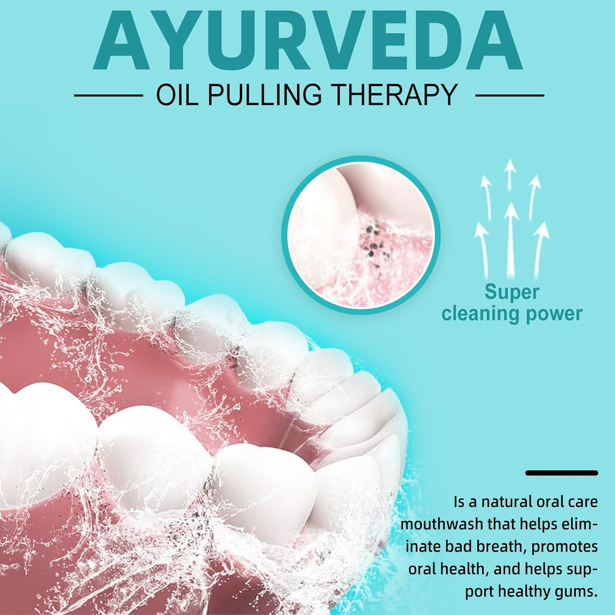 TryCure® Whitening Pulling Oil, Coconut & Mint