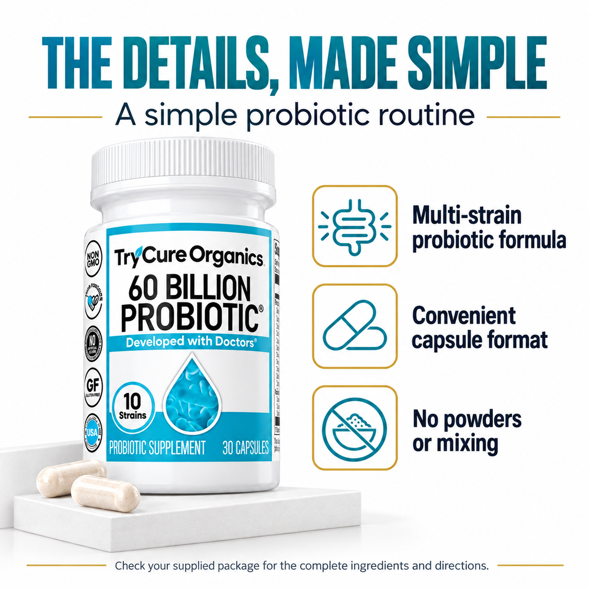 TryCure gut restore — gallery 06 product details