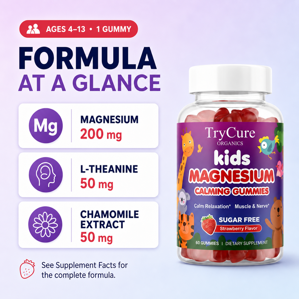 TryCure Kids Magnesium — formula at a glance (2 of 5)