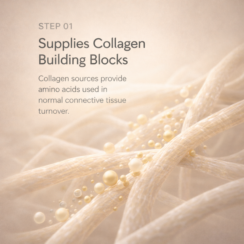 Multi Collagen Complex 8:1 - Complete Beauty Collagen how it works step 1