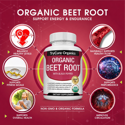 TryCure Beet Root Capsules — Blood Pressure Support — 02 of 05