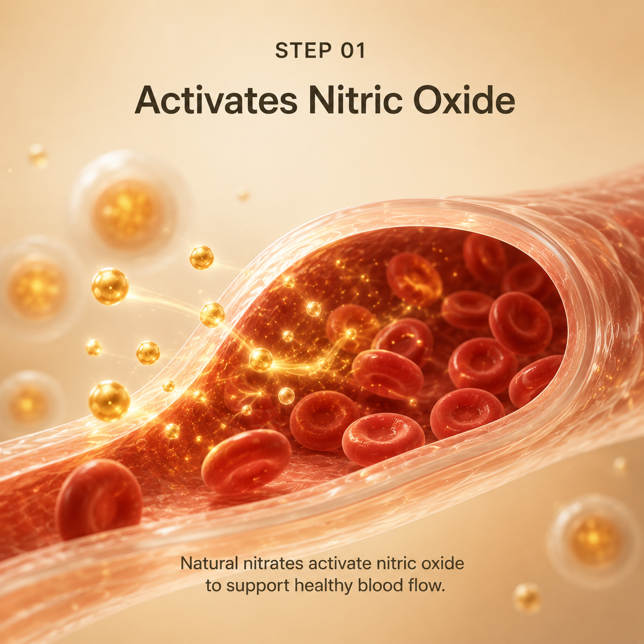 Beet Root Capsules — Blood Pressure Support how it works step 1