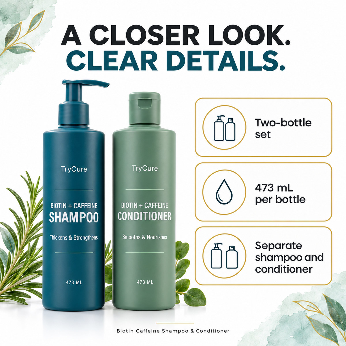 Biotin Caffeine Shampoo & Conditioner — overview
