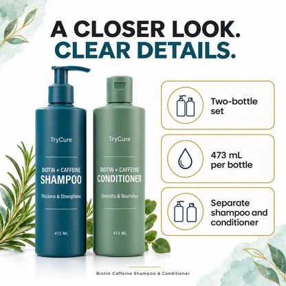 Biotin Caffeine Shampoo & Conditioner — overview