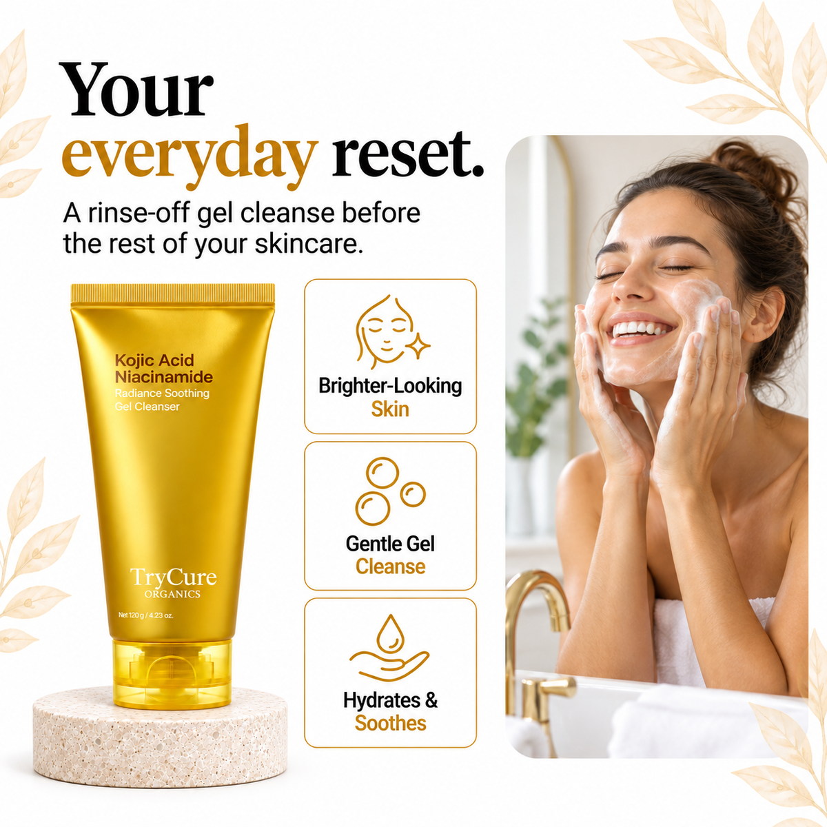 Cleanser — 08 experience. TryCure skincare.