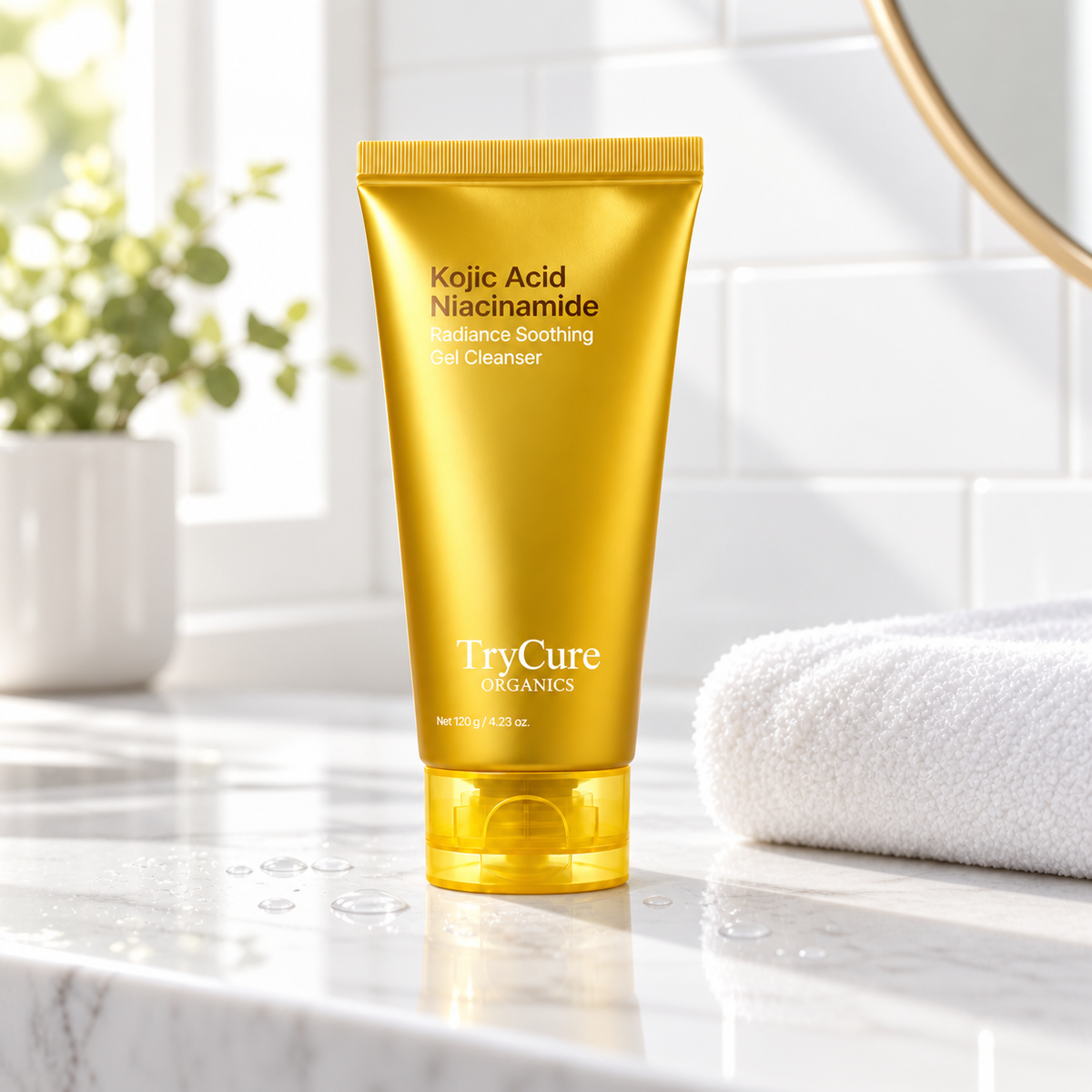 Cleanser — 10 lifestyle. TryCure skincare.