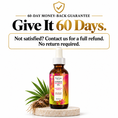 TryCure Cyperus Rotundus Oil — 60-day money-back guarantee