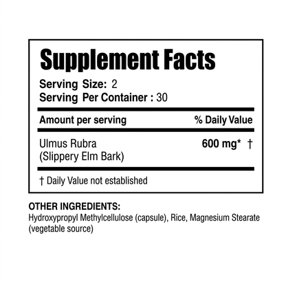 TryCure Her Waterfall — Supplement Facts panel (7 of 8)