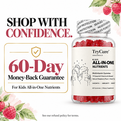 TryCure® Multivitamin Gummies For Kids — 60-day money-back guarantee