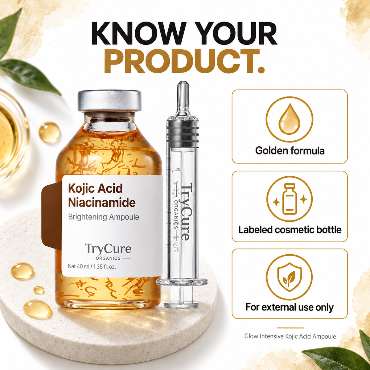 Glow Intensive Kojic Acid Ampoule — details