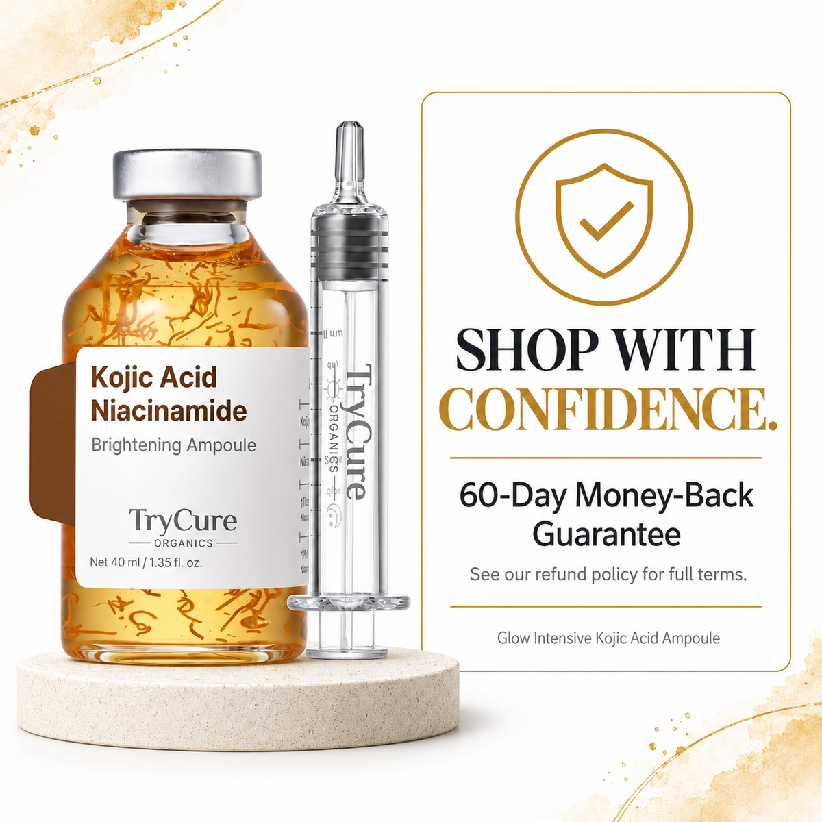 Glow Intensive Kojic Acid Ampoule — guarantee