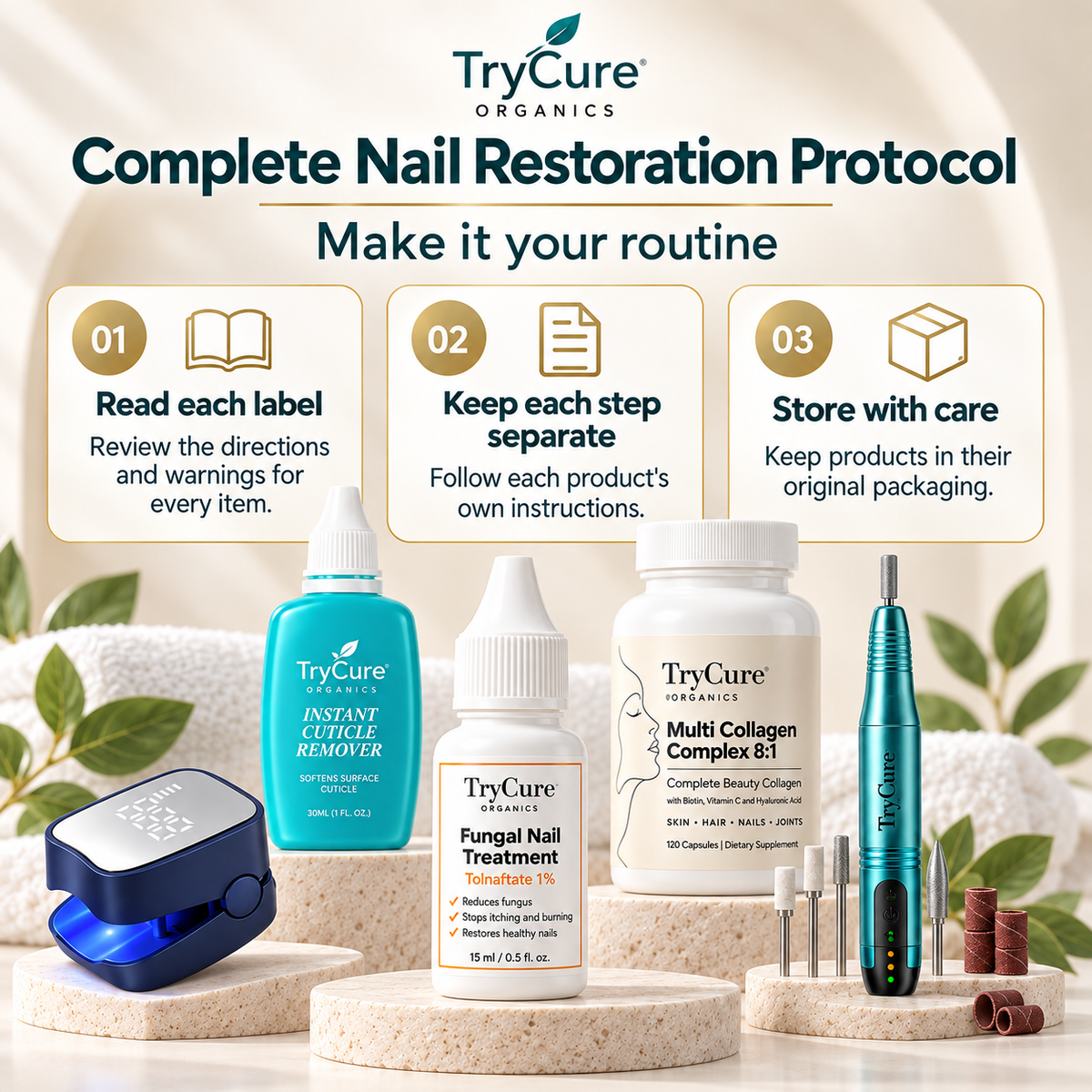 Complete Nail Restoration Protocol — routine