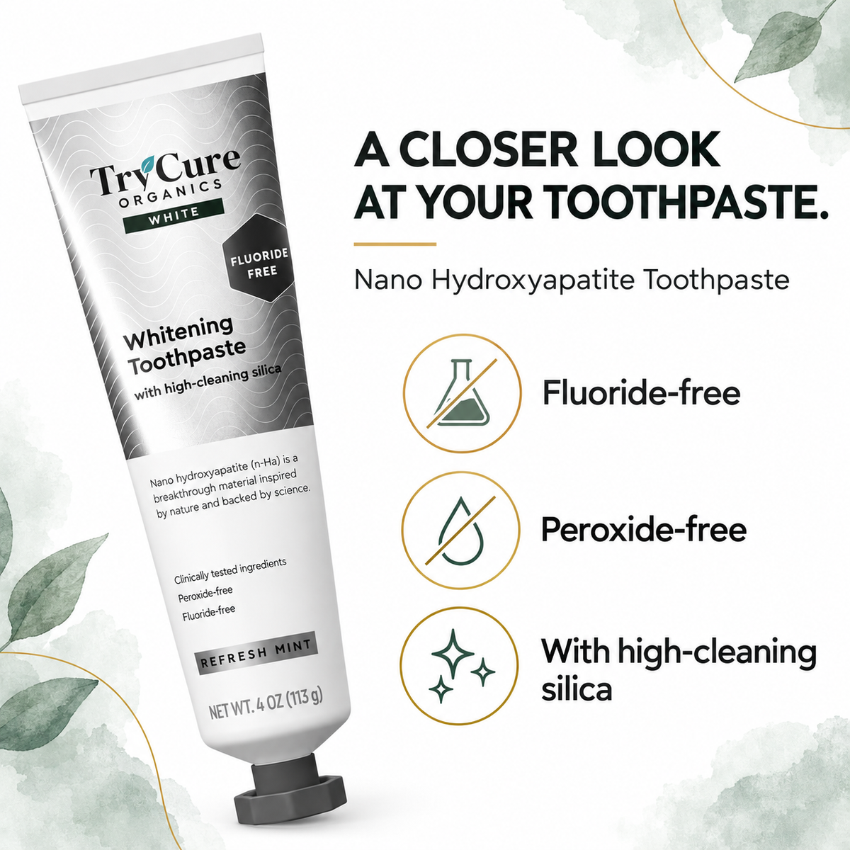 Nano Hydroxyapatite Toothpaste — formula