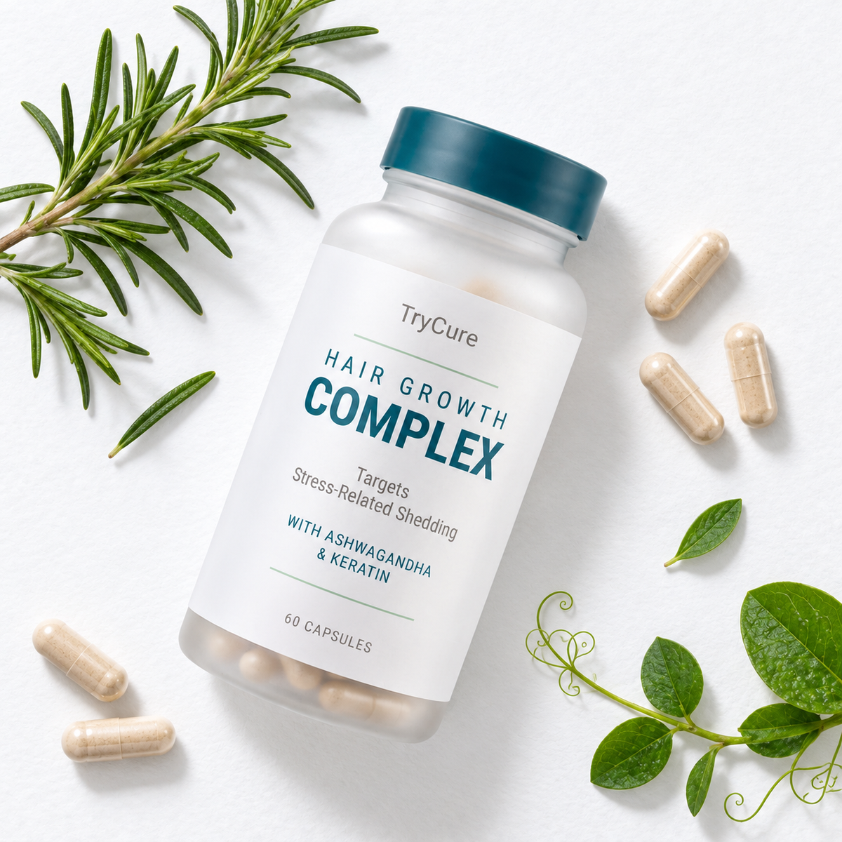 TryCure® Hair Growth Complex Capsules — product detail photo