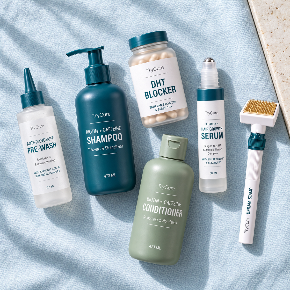 TryCure® Complete Korean Hair Care System — product detail photo