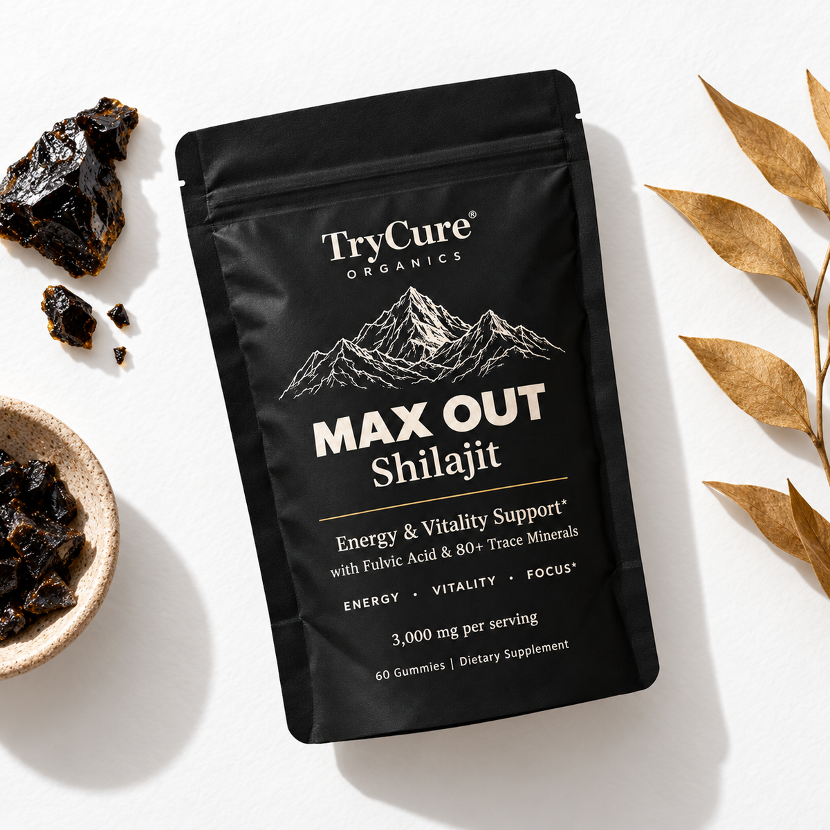 TryCure® MAX OUT SHILAJIT — product detail photo