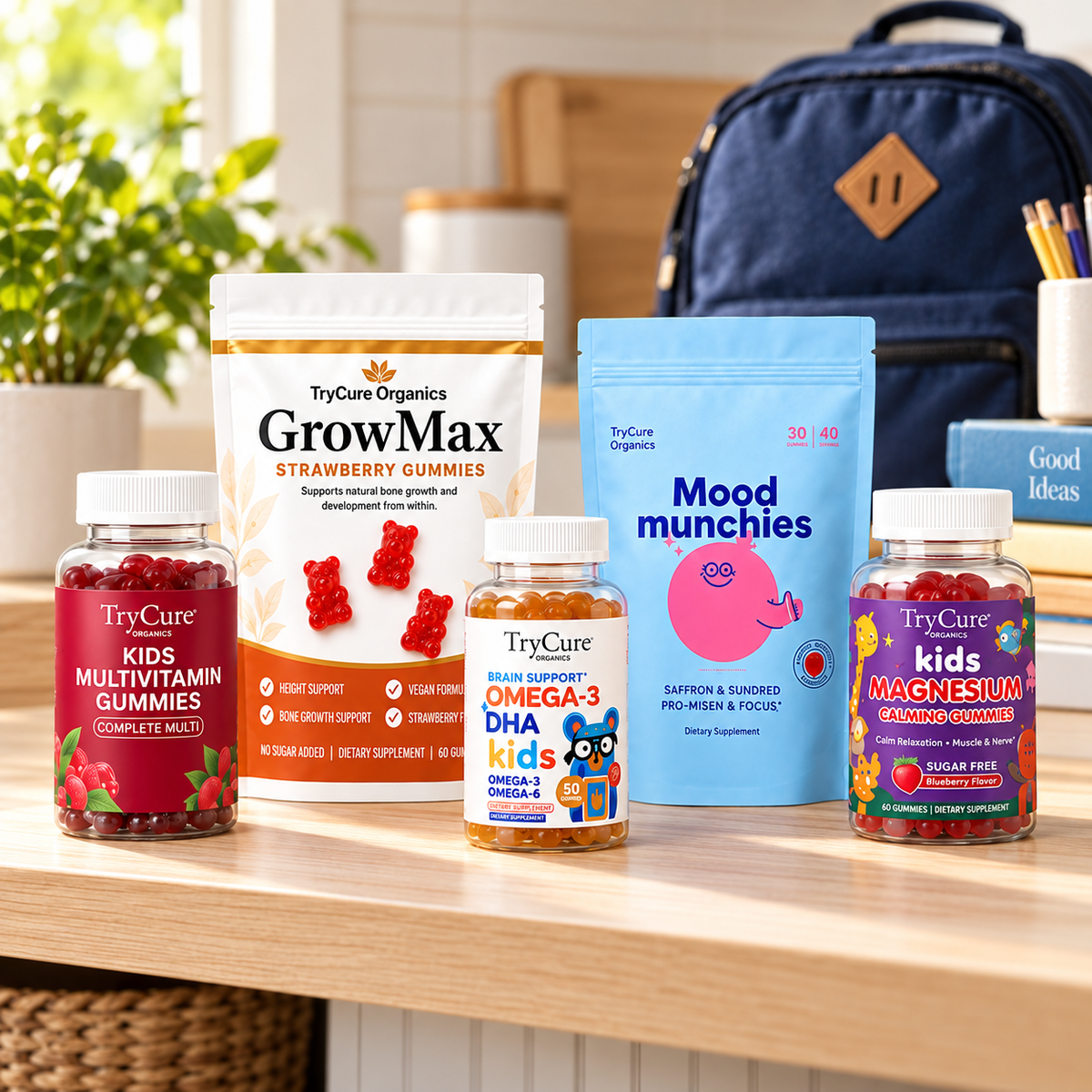 TryCure® BACK TO SCHOOL GROWTH BUNDLE — product lifestyle photo