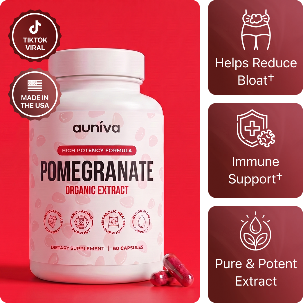 Pomegranate product information image 2, sourced from the matching Auniva product page.