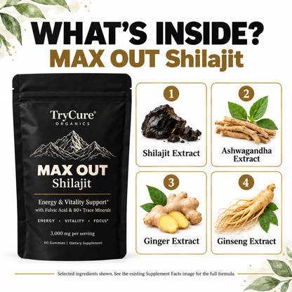TryCure® MAX OUT SHILAJIT — formula overview
