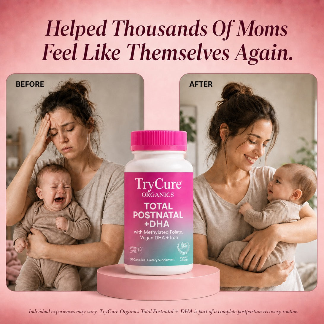 TryCure Total Postnatal + DHA — Postpartum Support — 02 of 08