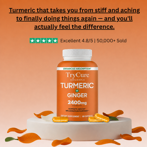 TryCure Turmeric Curcumin - Inflammation Support Capsules — 01 of 05