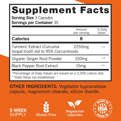 TryCure Turmeric Curcumin - Inflammation Support Capsules — 05 of 05