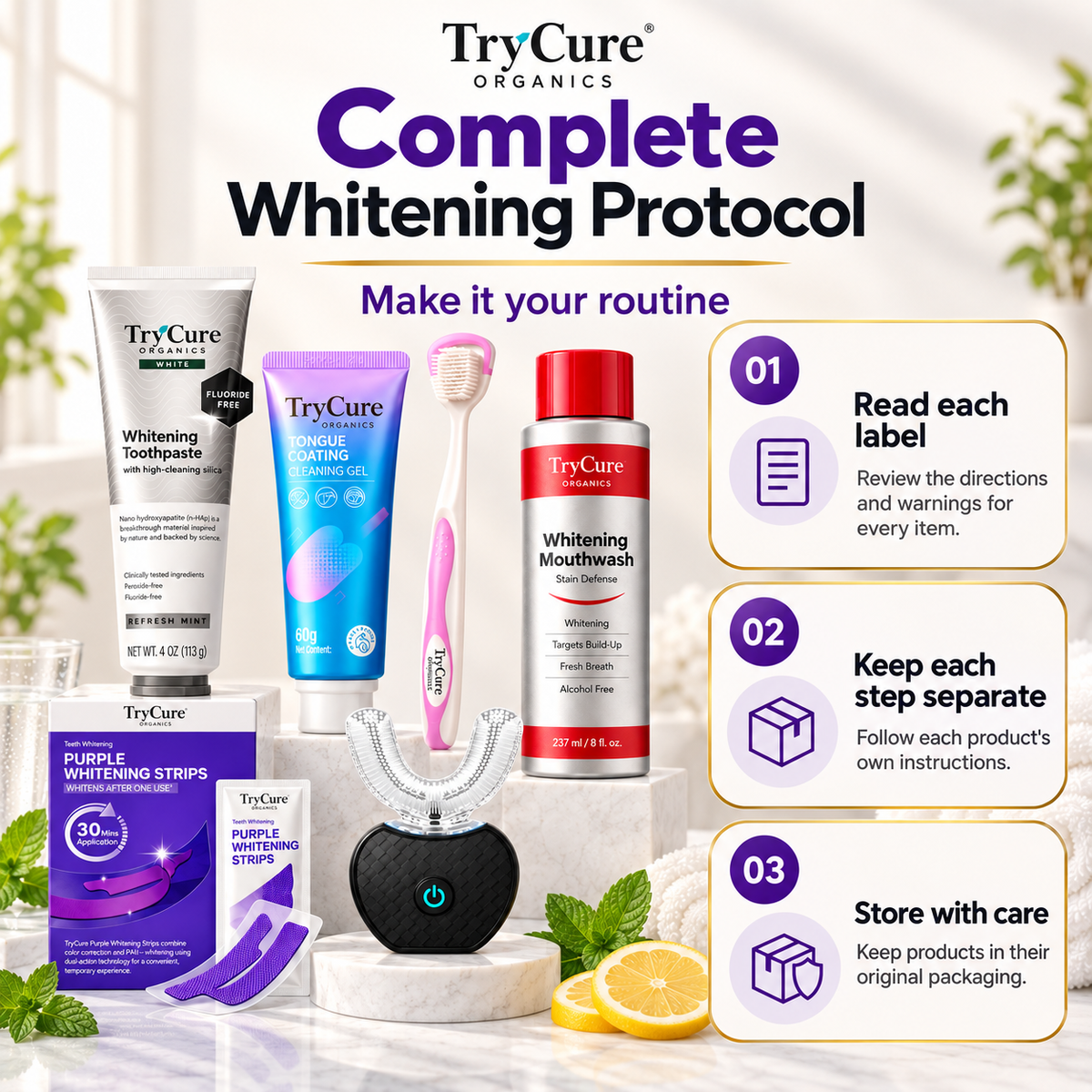 Complete Whitening Protocol — routine
