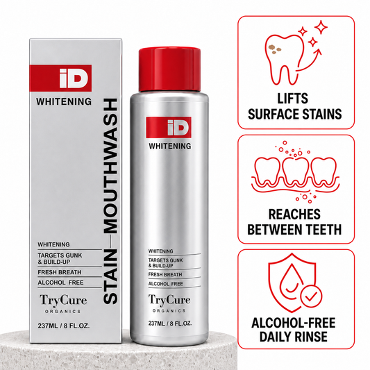 TryCure Hydrogen Peroxide Whitening Mouthwash — 01 of 07 — product hero