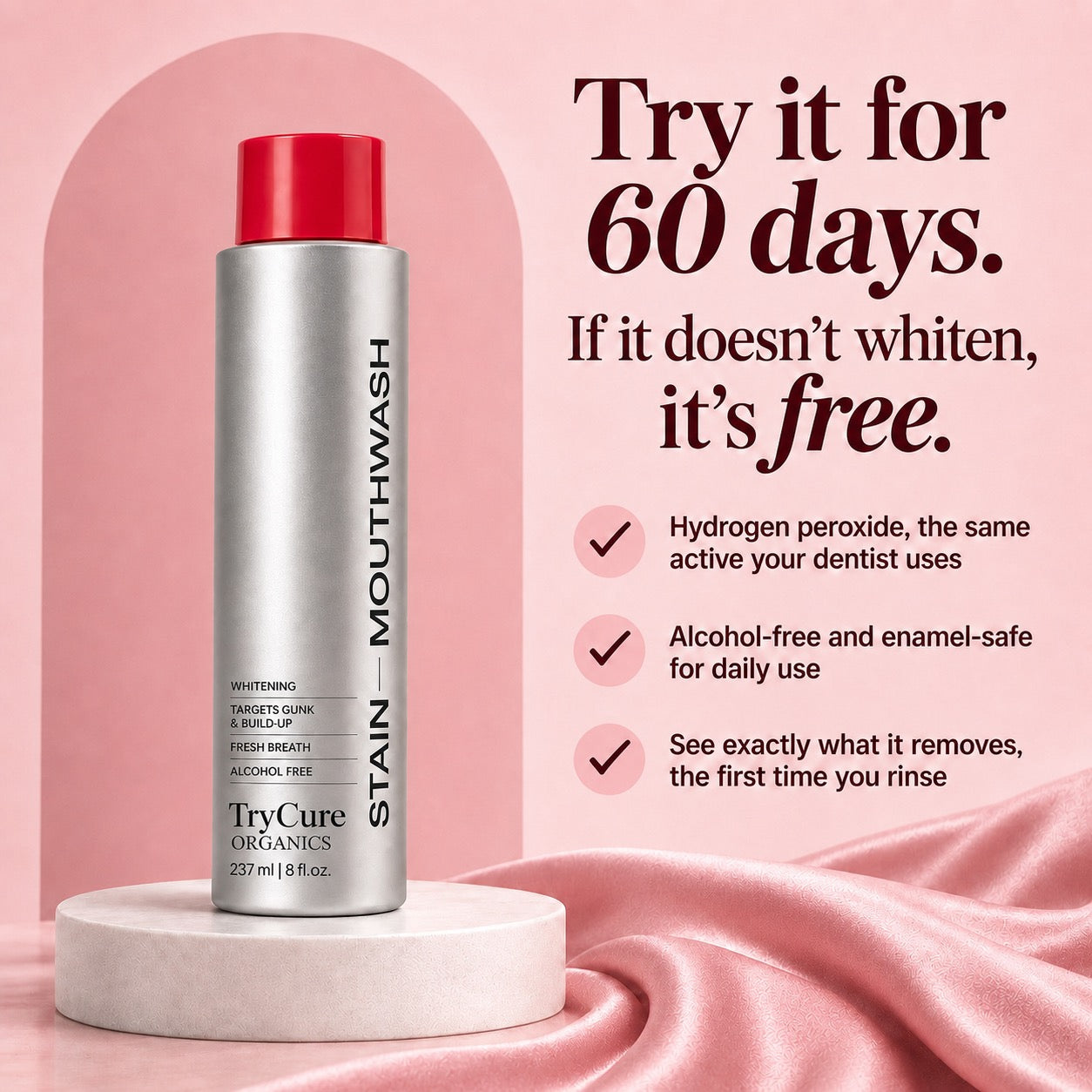 TryCure Hydrogen Peroxide Whitening Mouthwash — 07 of 07